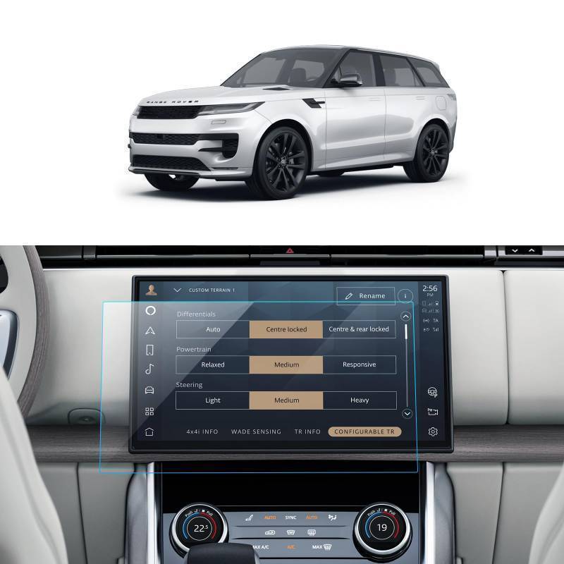 lot 15111 image: Range Rover Screen Protector for 2023 2024 2025 2026 Land Rover Range Rover Accessories Navigation Touchscreen Protector Film Tempered Glass HD Clear Anti-Glare 13.1 - Retail $22
