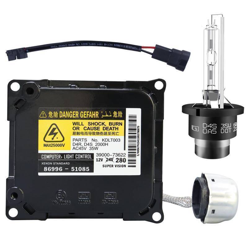 lot 53738 image: Xenon HID Headlight Ballast Control Unit with Igniter D4S Bulb Compatible with IS250 RX350 GX460 ES350 GS300 GS350 Lexus Prius Solara, Venza Replaces DDLT003 KDLT003 85967-52020