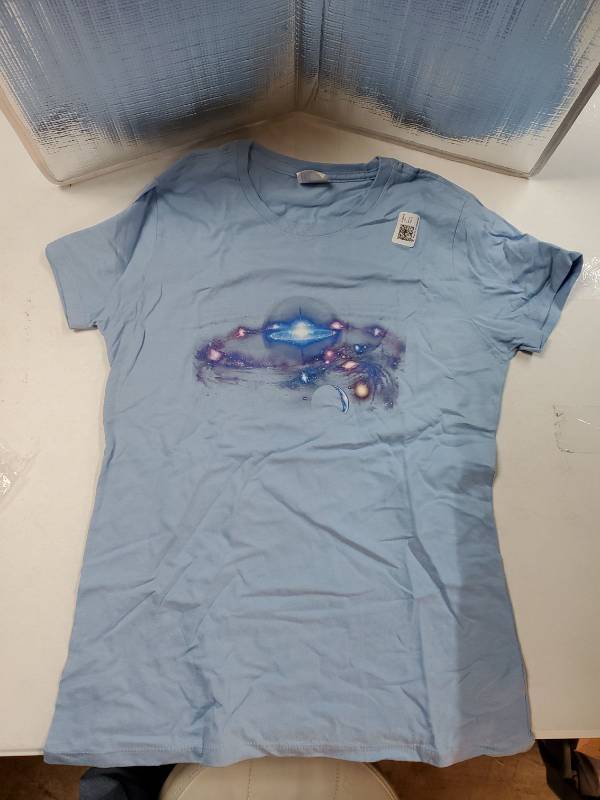 lot 71391 image: Universe Galaxy Sky Black Hole Physics Science Space Teacher Women T-shirt. X-SMALL