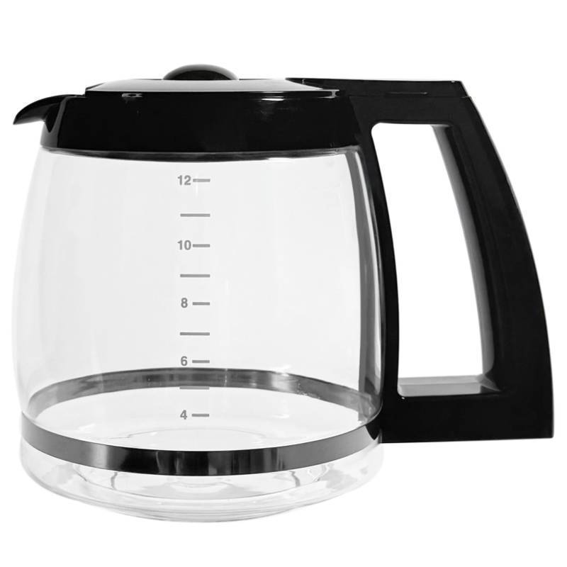 lot 44343 image: 12-Cup Replacement Glass Coffee Carafe for Cuisinart Coffee Maker Models DCC-1200, DCC-1100BK, DCC-2650, CHW-12, CHW-12P1, DGB-550BK, DGB-550BK1, DGB-625BC, DGB-700BC, and SS-12  Part# DCC-1200PRC - Retail $24