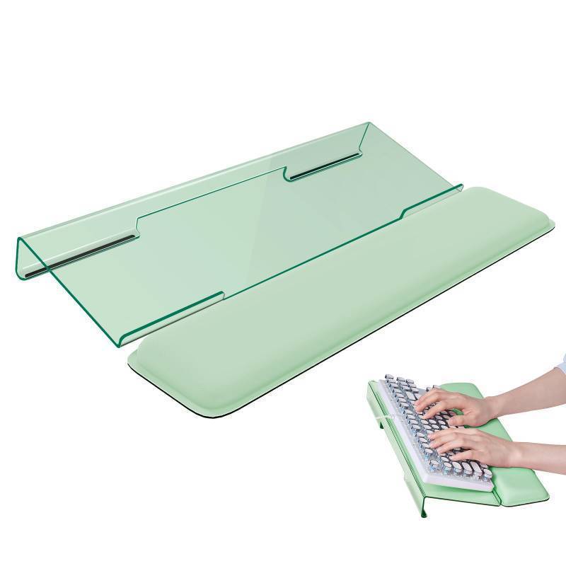 lot 44697 image: Wrist Pad for Office Desk, Home, School (Green)  - Retail $20