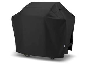 lot 16631 image: SunPatio Grill Cover 55 Inch, Outdoor Heavy Duty Waterproof Barbecue Gas Cover, UV & Fade Resistant, All Weather Protection Compatible for Weber Charbroil Nexgrill Kenmore Grills and More - Retail $34