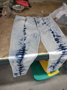 lot 20821 image: blue and white tie-dye VIP Jeans - 22