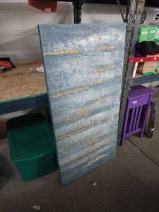 lot 20854 image: Abstract Canvas Wall Art with Gold Accents