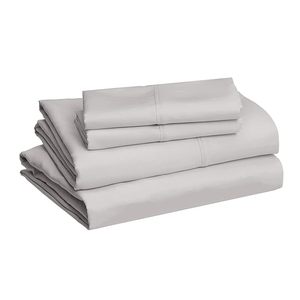 lot 3911 image: Amazon Basics Lightweight Super Soft Easy Care Microfiber Bedding Twin Light gray
