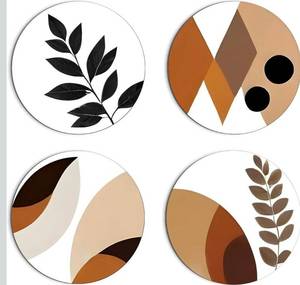 lot 3957 image: Piece Big Size Unique Wall Art Set, Boho Wall Art, Wooden Handmade Textured Wall Painting, Wall Decor, for Living Room, Dining Room, Lobby Bedroom Hotel Office Kitchen, Ready to Hang