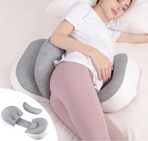 lot 7681 image: Chilling Home Pregnancy Pillow, Maternity Pillow for Pregnant Women, Pregnancy Pillows for Sleeping Portable, Pregnancy Wedge Pillow, Body Pillow Support for Back, Belly, Waist, Grey