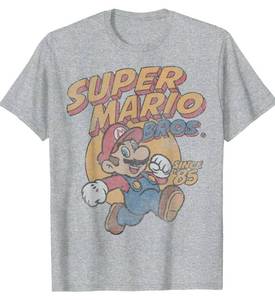 lot 7721 image: Super Mario Bros. Since 85 Vintage Poster T-Shirt4X