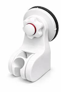 lot 7857 image: Pump&fix 45 Degrees Adjustable Handheld Shower Head Holder Suction Cup Wall Mount Bracket