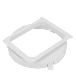 lot 7866 image: Portable Air Conditioner Exhaust Duct Interface 5.9 Inch Square to Round Adapter for Midea KY25 JHS Vissani - Please Confirm Size & Shape Before Purchase