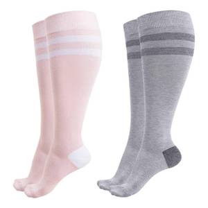 lot 7871 image: Momcozy Compression Socks for Women Wide Calf, 15-20mmHg Knee High Support Socks for Pregnancy, Nurses, Travel, Flying