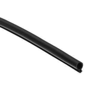 lot 7904 image: PATIKIL 16.4Ft Weather Stripping Door Seal, 38 Dia Bulb Bubble Shape Kerf Mount Door Sealing Tape for Door Frame Slot Sealer Window Insulation, Black