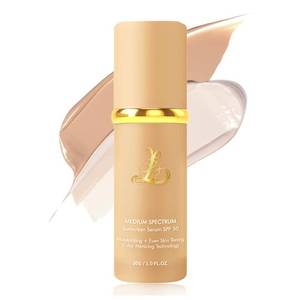 lot 7911 image: Foundation 4 in 1 - Color Changing Foundation, Medium Spectrum with SPF 50, Hypoallergenic Hydrating Liquid Concealer, Long-lasting & Waterproof Natural Finish - 1.06 fl oz