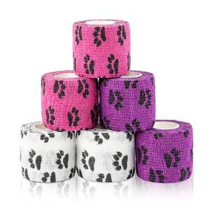 lot 7923 image: AUPCON Vet Wrap Cohesive Bandages Bulk Self Adhesive Bandage Wrap Self Adherent Wrap Non-Woven for Dogs Pet Animals & Ankle Sprains & Swelling (2 Inch Mix)