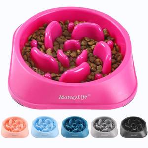 lot 7949 image: MateeyLife Slow Feeder Dog Bowls, Anti-Choking Puzzle Dog Food Bowls, Anti-Slip Interactive Feeding Slow Down Eating, Bloat Stop Maze Dishes for Medium Large Breeds Purple
