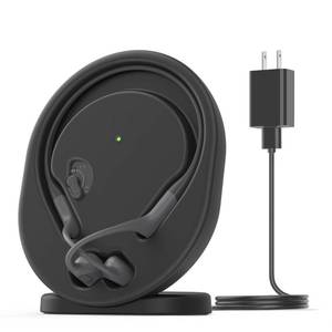 lot 7993 image: FEFAIA Wireless Charging Station Compatible with Shokz OpenRun ProOpenRun Standard Mini, 3.93ft Magnetic USB Charger Cable Stand Holder Dock Cord Replacement for Shokz Aftershokz Headphones