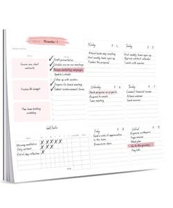 lot 8023 image: Lamare Weekly Planner Notepad Premium Undated Weekly To Do List Notepad for School, Home &amp Office Day Planner, Desk To Do List Pad and Productivity Planning Pad