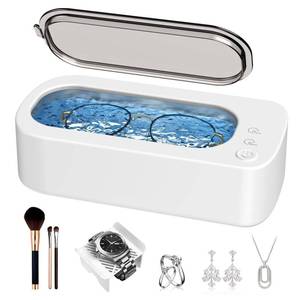 lot 8029 image: OSLTWI Ultrasonic Jewelry Cleaner Machine 48KHz Ultra Sonic Cleaner for Jewelry,Eyeglass,Rings,Watch Band,Dentures,with Dual Cleaning Modes,350ML 304 Stainless Steel Tank,Gift for Wife,Mom,Daughter