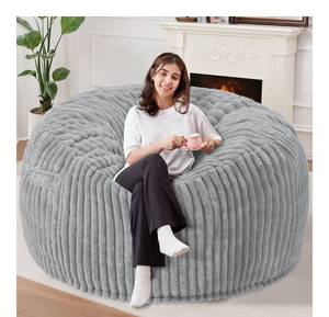 Homguava 6 FT Bean Bag Chair,6' Big Bean Bag,Giant Bean Bag Chairs for Adults