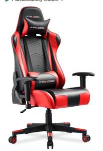 lot 4759 image: GTRACING Gaming Chair Racing Office Computer Ergonomic Video Game Chair