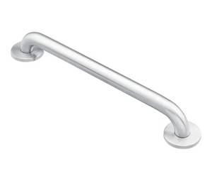 lot 4763 image: Bathroom Safety 24 Inch Stainless Steel Handicap Grab Bar for Bathtub and Shower, no hardware