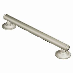 lot 4830 image: Moen R8716D1GBN Brushed Nickel 16  Designer Grab Bar