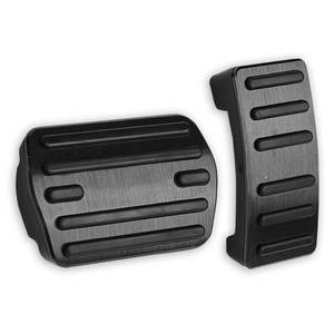 lot 4889 image: LEXLEY 2PCS Anti-Slip Aluminum Brake Gas Pedal Pads,Auto No Drilling Accelerator Pedal Covers Only for Ford 2022 2023 2024 2025 2026 Maverick-Black