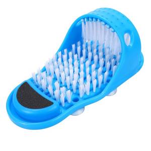 lot 4891 image: EVERMARKET Simple Feet Cleaner, Magic Foot Scrubber, Exfoliating Easy Feet Cleaning Brush, Foot Shower Spa Massager Slippers for Unisex Adults