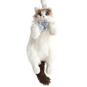lot 4894 image: Krifey Stuffed Animals Backpack, Cute Cat plush Backpack, Realistic Animal Handcrafted Daypack with Adjustable Straps, Birthday Gifts for Women, Ragdoll Cat