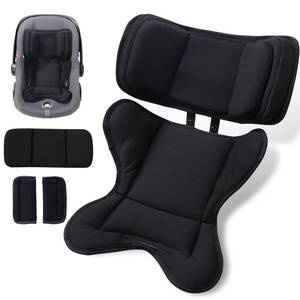 lot 4899 image: TinlyFinly Infant Insert Compatible with Doona, Graco, Britax, Chicco, Evenflo Car Seat, Adjustable Baby Head Body Support Cushion for Newborn to Toddler, Fits Infant Car Seat and Stroller (Black)