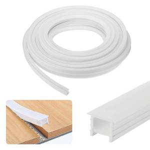 lot 4913 image: uxcell 32.8ft10m LED Diffuser Channel, 14x14mm Silicone LED Channel System, Flexible Neon Rope Light Strip for 8mm-10mm Light Strips Indoor Outdoor Ambient Decor