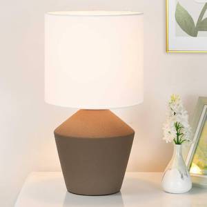 lot 4941 image: Lampwell Small Table Lamp for Living Room as Bedside Table Lamp for Bedroom,Modern Ceramic Table Lamp,Kids Table Lamp,Night Table Lamp,�7.09�H13.59ININ,Bulb Excluded,Grey Table Lamp