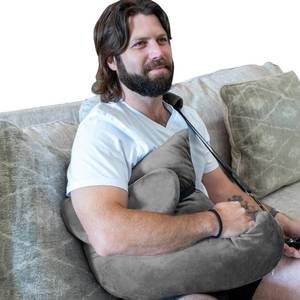 lot 4944 image: Shoulder Surgery Pillow - Pain Relief for Torn Rotator Cuff, Broken Arm, Dislocated Shoulder & Post-op Care - After Surgery Recovery Healing & Side Sleeping Arm Support Pillow with Strap and Soft Pad