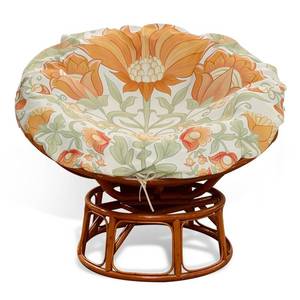 lot 4955 image: Thankyall Papasan Cushion Cover Only, Water Resistant Papasan Chair Cushion Cover for Outdoor lndoor,Skin-Friendly Soft Machine Washable Unfading Zippered Cover (Sunflower Pattern, 55in)