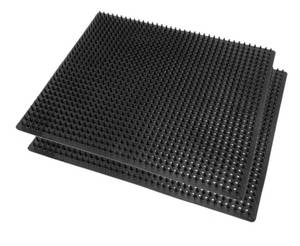 lot 4975 image: Horse Scratching Post Pad, 6PCS Plastic Livestock Scratcher Panels, 14x12 Inch Itch Relief Pad Scratcher for Horses, Cows