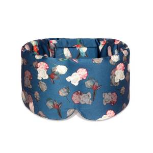 lot 5000 image: Silk Sleep Mask Soft Pressureless 100% Mulberry Silk for Eye Skin Anti Wrinkles, Large Size for Total Blackout, Adjustable Wide Velcro Ear Cover, Print