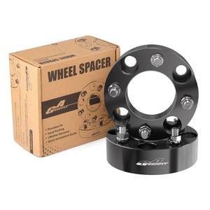 lot 5015 image: GAsupply ATV Wheel Spacers 4x110, Compatible with CFMoto, Segway, Yamaha, 1.5 38mm Wheel Spacer Adapters Black 74mm Hub Bore with 12 X 1.25 Studs, 2 Pack