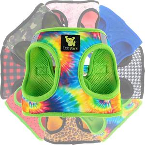 lot 5032 image: EcoBark Step in Dog Harness - Soft Mesh Dog Vest Harnesses - Reflective Adjustable No Pull and No Choke Halter - Comfort Padded Body Vest