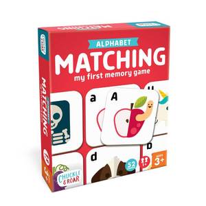 lot 5045 image: Chuckle &amp Roar Alphabet Matching Memory Game for Kids Ages 3 Preschool Letter Matching Board Game for Toddlers, Uppercase &amp Lowercase ABC Learning Game
