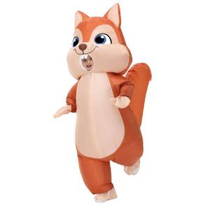 lot 5121 image: Spinosaurus Inflatable Squirrel Costume Kids Thanksgiving Inflatable Costume Christmas Blow Up Squirrel Costumes Halloween Inflatable Suit for Boys Girls