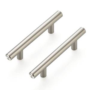 lot 5143 image: Ravinte 30 Pack 5 Cabinet Pulls Brushed Nickel Stainless Steel Kitchen Drawer Pulls Cabinet Handles 3 Hole Center