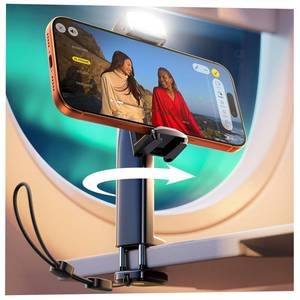 lot 5157 image: LISEN Airplane Travel Essentials (LED) Phone Stand Holder for Desk Cruise Ship Essentials 2026 Mount Airplane Gadgets Women Men Long Flight Accessories Photographic Lighting Flash Tubes Kids Gifts