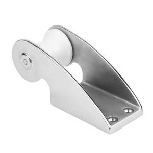 lot 5164 image: Bow Anchor Roller Bracket Rubber Roller 316 Stainless Steel Assist with Setting and Retrieving Anchor Boat and Yacht Silver