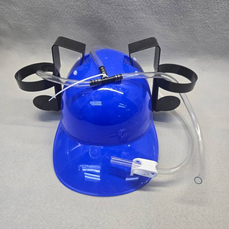 lot 380 image: Blue Drinking Helmet with Tubes