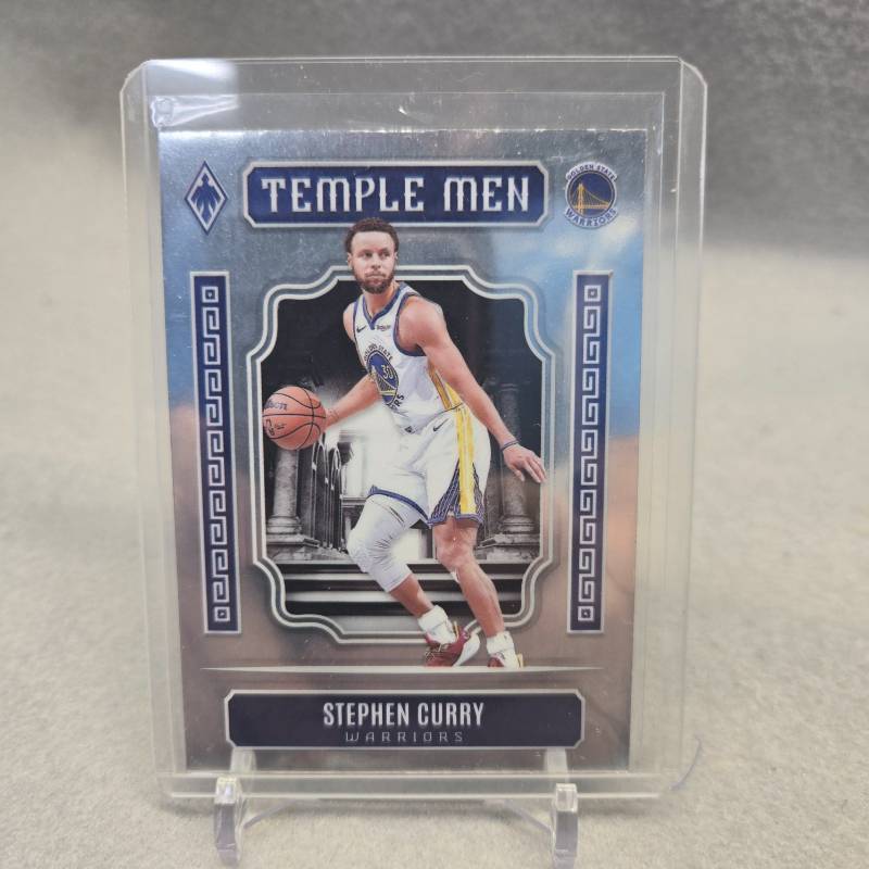 lot 399 image: Stephen Curry Temple Men Basketball Card #16 2023-24 Panini Phoenix