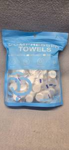 lot 415 image: Compressed Travel Towels Pack