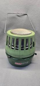 lot 421 image: Coleman Catalytic Heater Adjustable 3000-5000 BTU Green Portable