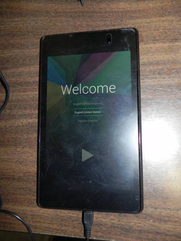 lot 10568 image: Nexus 7 16GB, Wi-Fi, 7in - Black Tablet