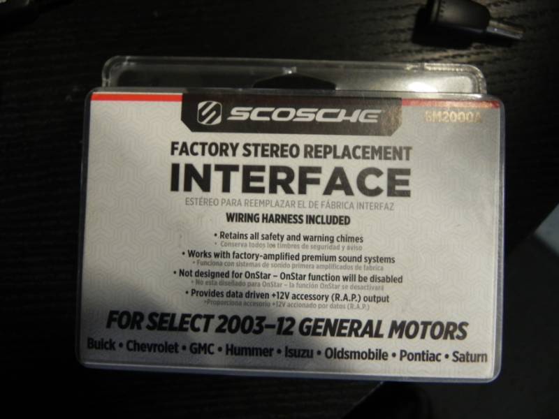 lot 10598 image: Factory Stereo Replacement Interface