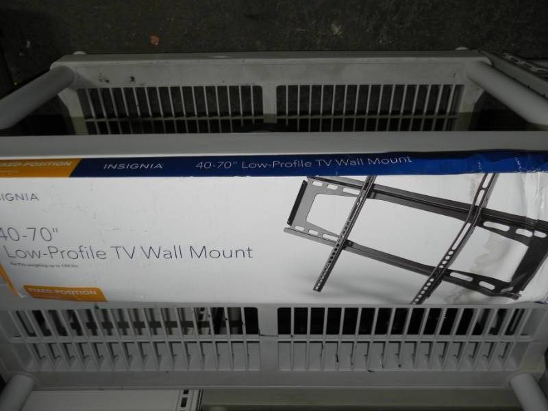 lot 10600 image: Insignia 40 to 70 Low Profile TV Wall Mount